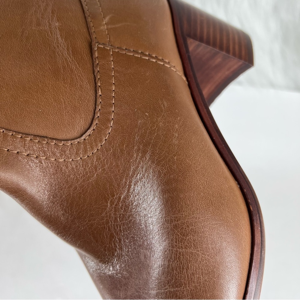 Lauren Ralph Lauren Women's Carla Tall Dress Boots Deep Saddle Tan Size 6.5B - Picture 11 of 16